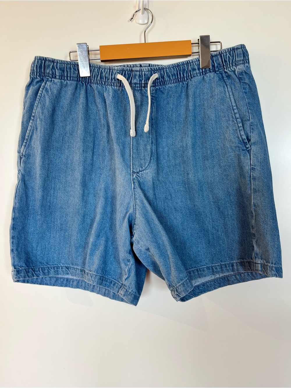 Gap Easy Denim Shorts Drawstring Casual Large